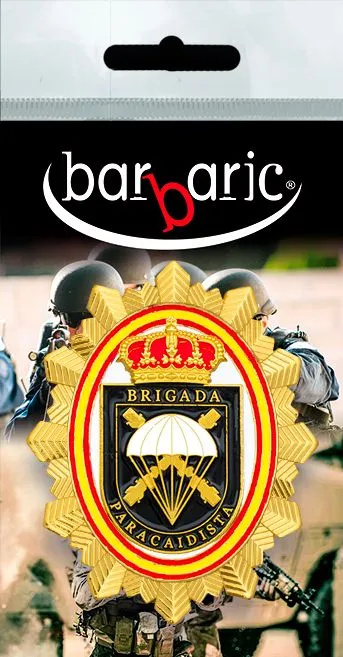 Barbaric Force Placa Identificación Barbaric Bripac