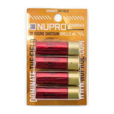 Cartuchos Escopeta 30 BBs Pack 4 Unidades - Nuprol