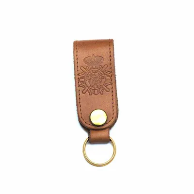 Llavero de Piel Grabado CNP - SHOKE