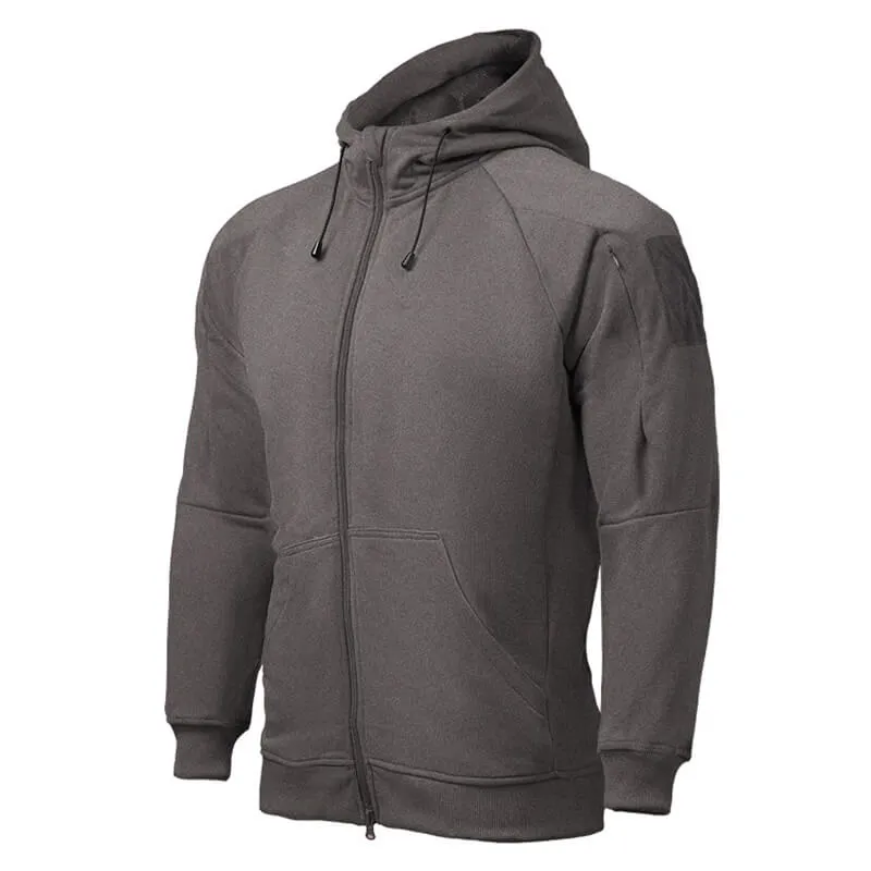 Conquer Fullzip Tactical Hoodie · Gris