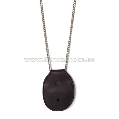 Portaplaca de Cuero para Cinturon / Cuello - SHOKE