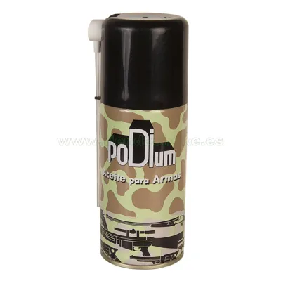 Spray Lubricante para Limpieza de Armas Podium - SHOKE