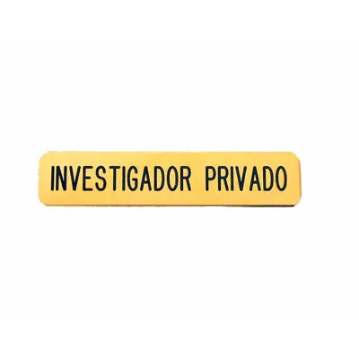 Emblema Investigador Privado - SHOKE