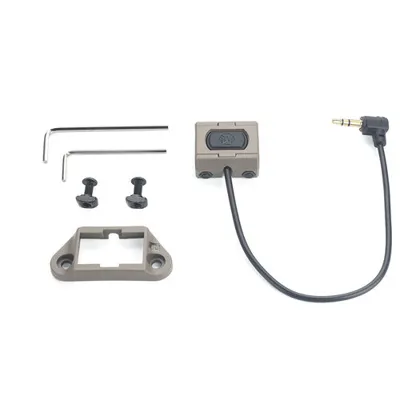 Switch y Montura M-LOK para Linterna ML ModButton Lite Conector 3.5mm - Wadsn