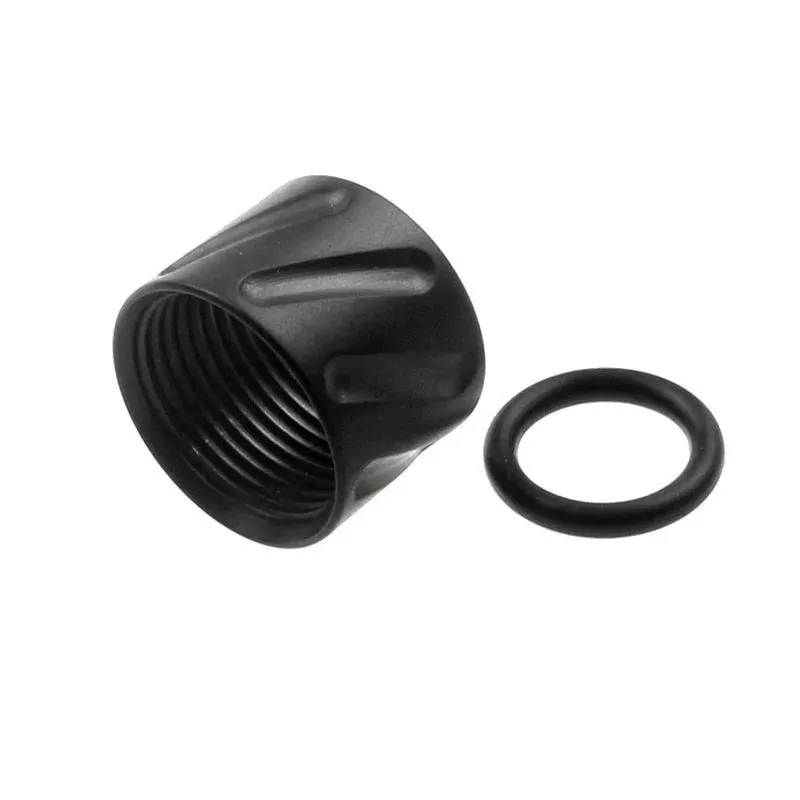 5KU Airsoft Diagonals Knurled Thread Protector · Negro