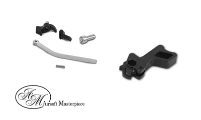 CNC Steel Hammer & Sear Set for Marui Hi-Capa (S Style Square) - Airsoft Masterpiece