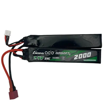 LIPO Nunchuk Doble 2000mAh 7.4V 25C (T-Plug) - Gens Ace