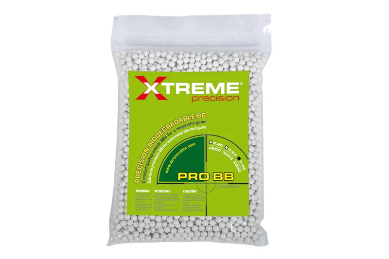 Xtreme Precision 0.25g 2800 rds Bio BB,S · Blanco