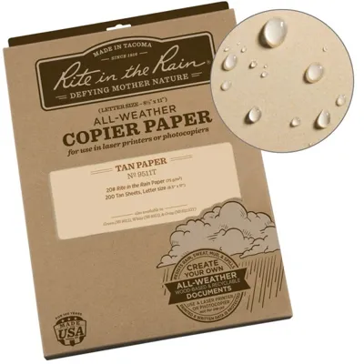 All Weather Printer Paper 8.5 200 Sheets - Rite in the Rain
