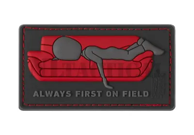 Always First on Couch Rubber Patch - JTG