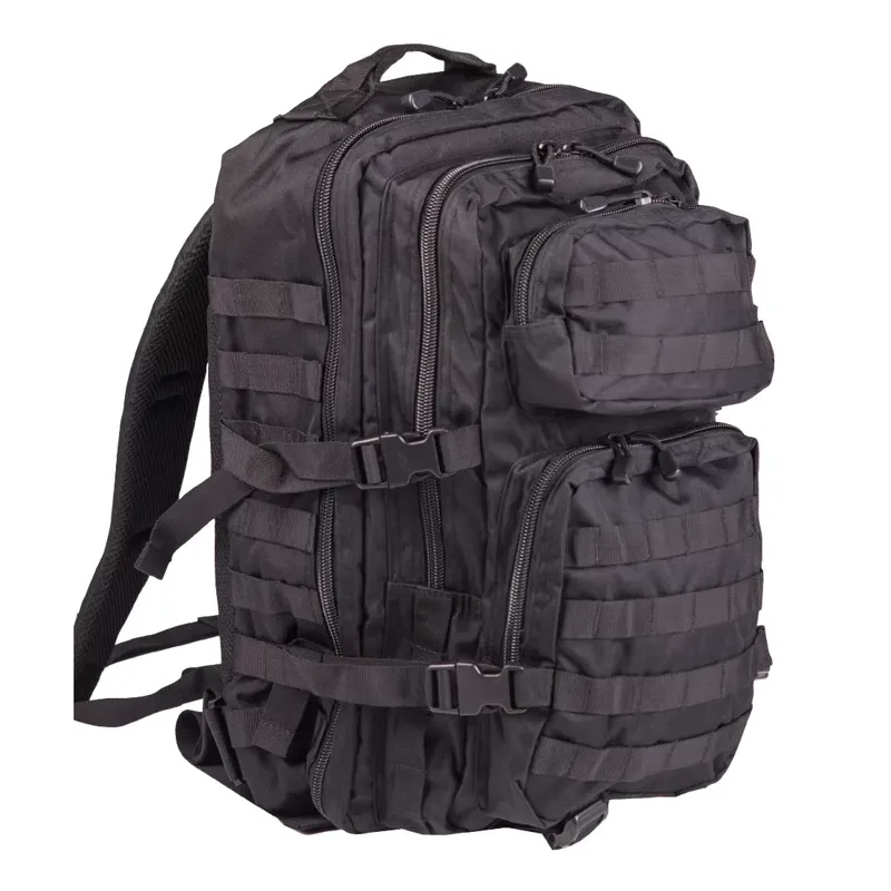 MilTec US Assault Large · Negro