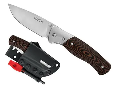 Folding Selkirk Micarta - Buck Knives
