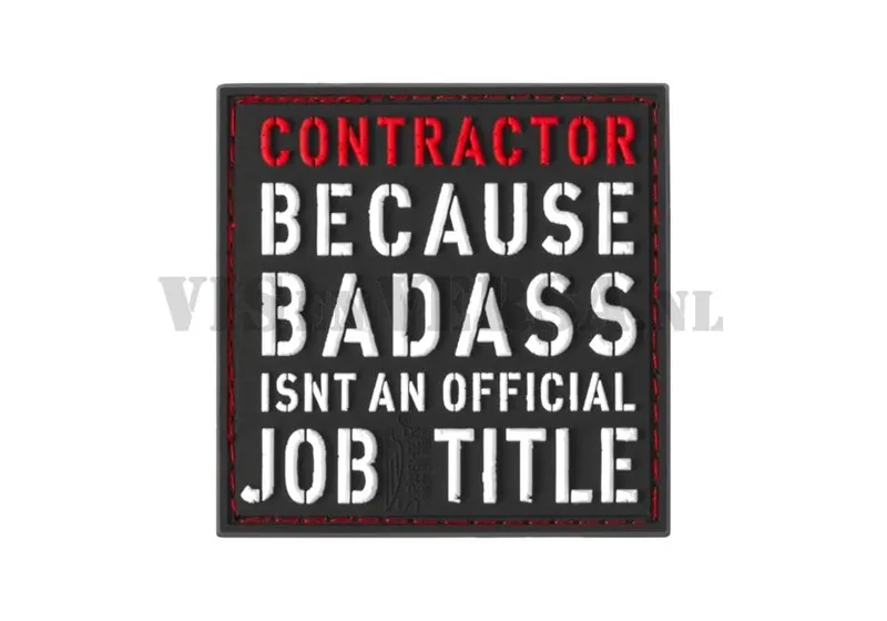 NLTactical BV Contractor Rubber Patch - Color