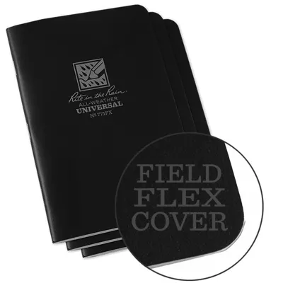 Field Flex Cover Notebook (3 Stuks) 11,75cm X 17,5cm - Rite in the Rain