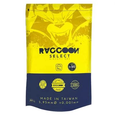 Bolas Bio 0.20g Select BBs 1kg - RACCOON