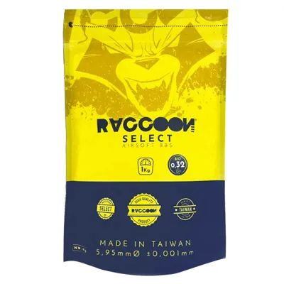 Bolas Bio 0.32g Select BBs 1kg - RACCOON