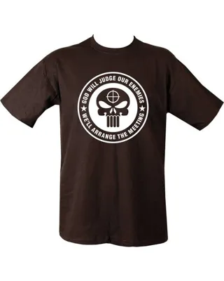 God Will Judge the Enemy T-Shirt - NLTactical BV