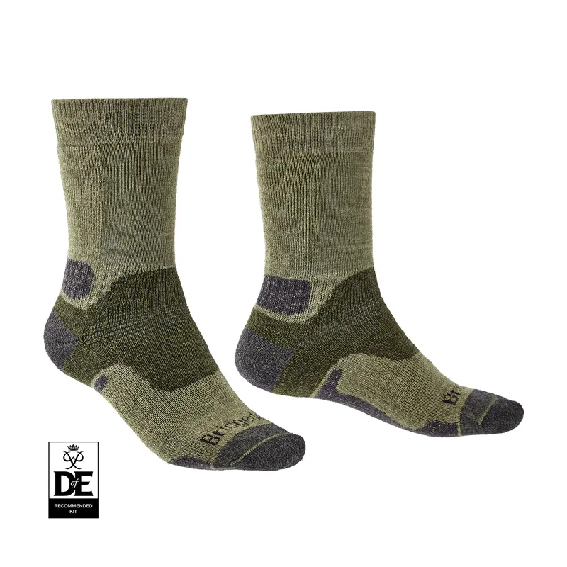 Bridgedale Hike Midweight Merino Performance Boot · Verde / OD
