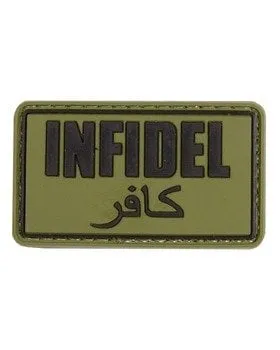 Infidel Badge PVC - Drab - NLTactical BV