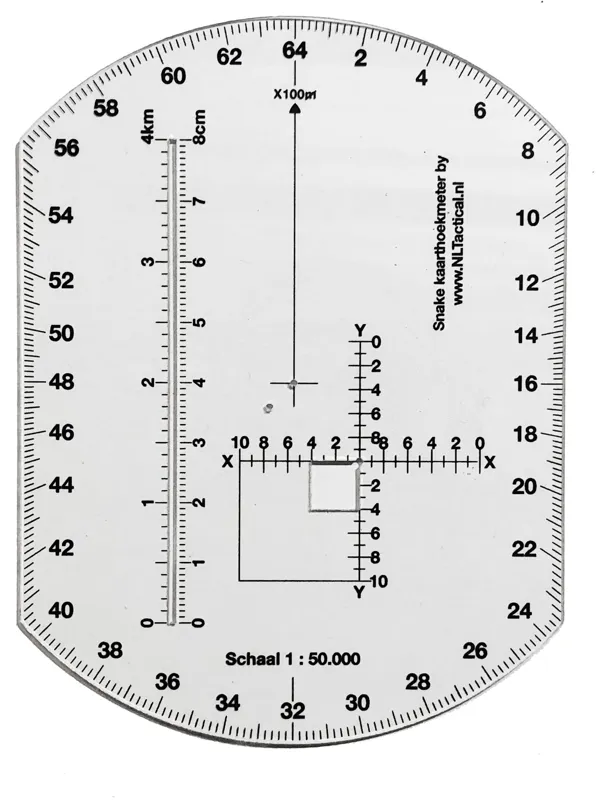 NLTactical Kaarthoekmeter Type "Snaak"