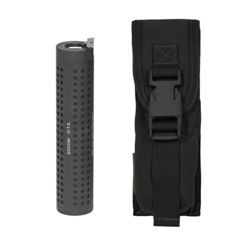 Warrior Large Torch / Suppressor Pouch · Negro