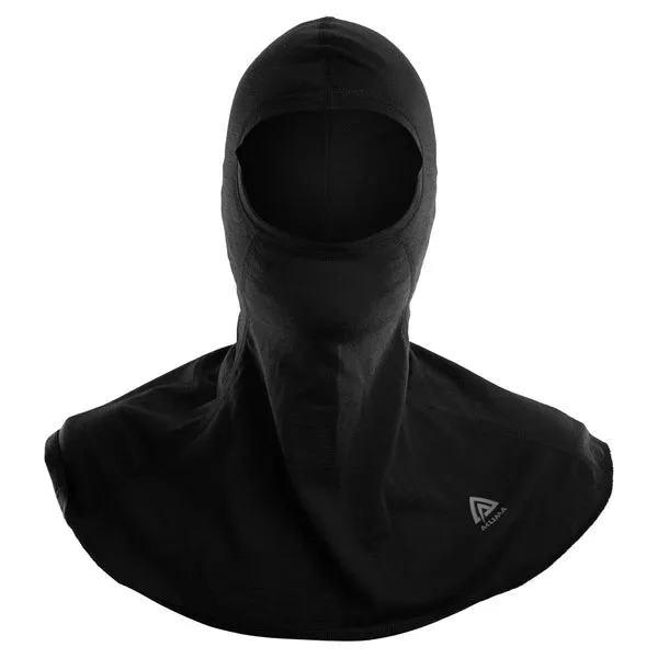 Aclima LightWool 140 Balaclava - Jet · Negro