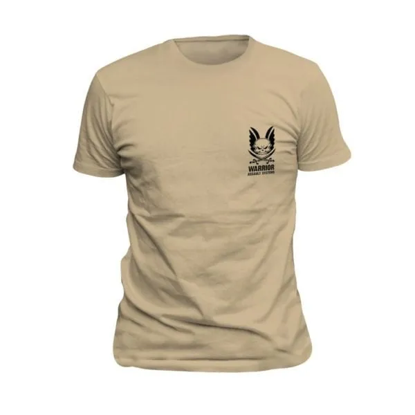 Warrior Logo T-Shirt · Tan / FDE