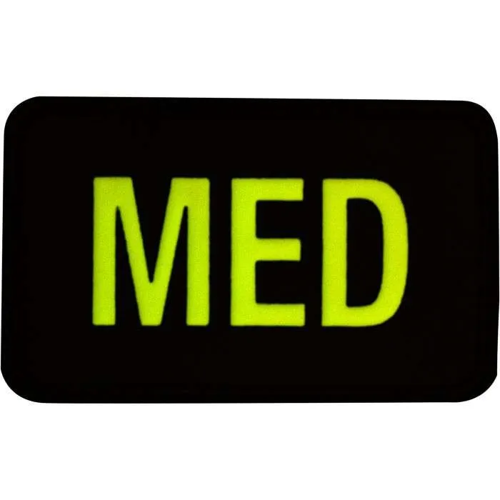 North American Rescue Luminous MED ID Patch - 2 Pack