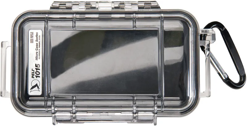 Peli Micro Case 1015 - Clear · Negro