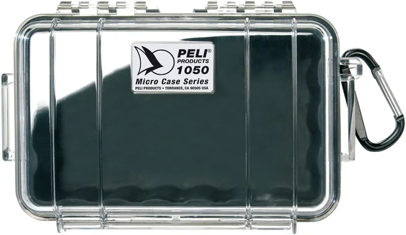 Peli Micro Case 1050 - Clear · Negro