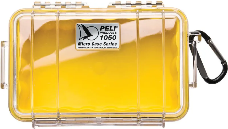 Peli Micro Case 1050 - Clear · Amarillo