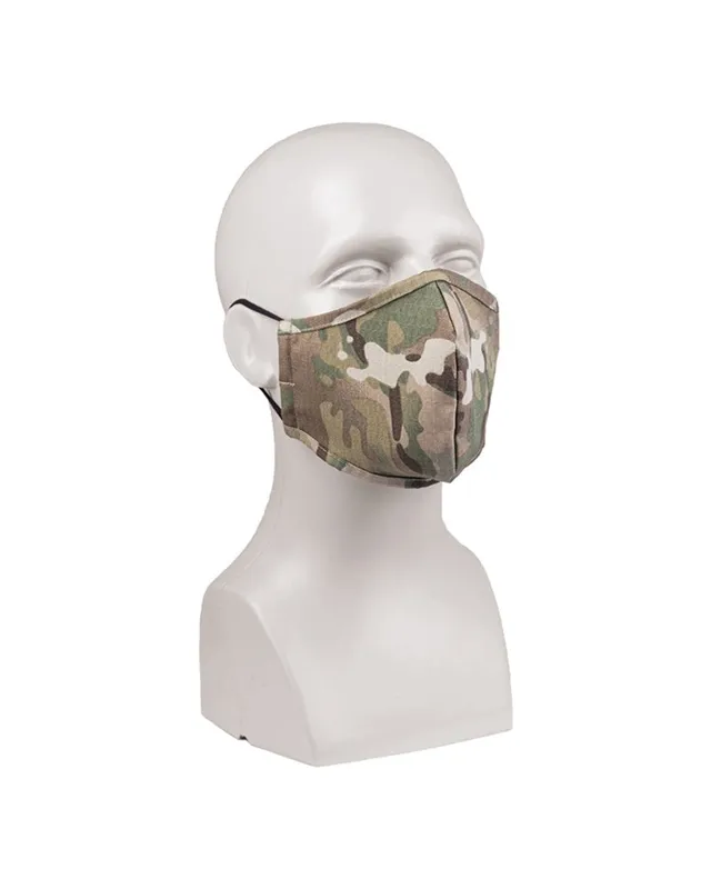 MilTec Mond / Neus Masker - Multitarn · Multicam