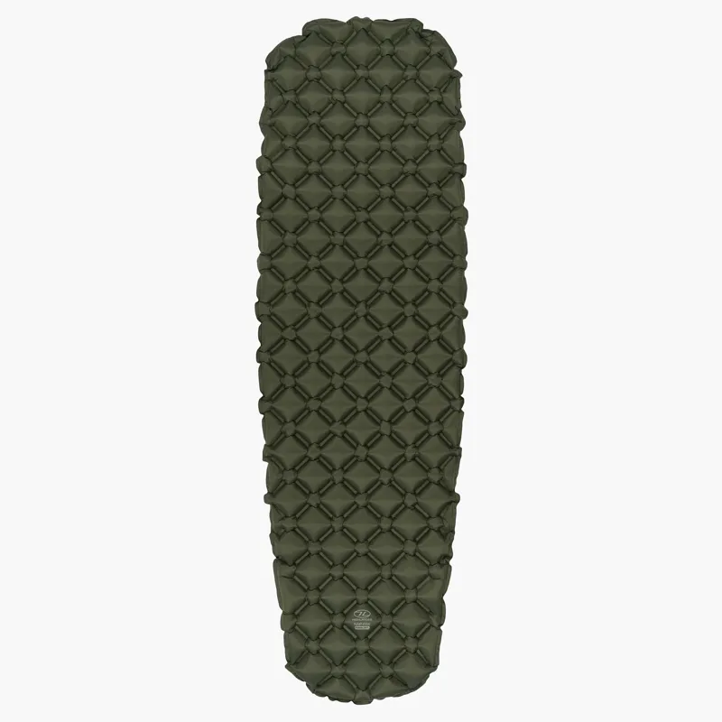 Highlander Nap-Pak Inflatable Sleeping Mat · Verde / OD