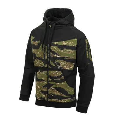 Rogue Hoodie (FullZip) - Tiger Stripe - Helikon-Tex
