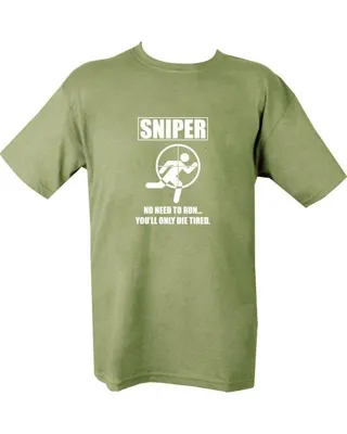 You Only Die Tired T-Shirt - Drab - NLTactical BV