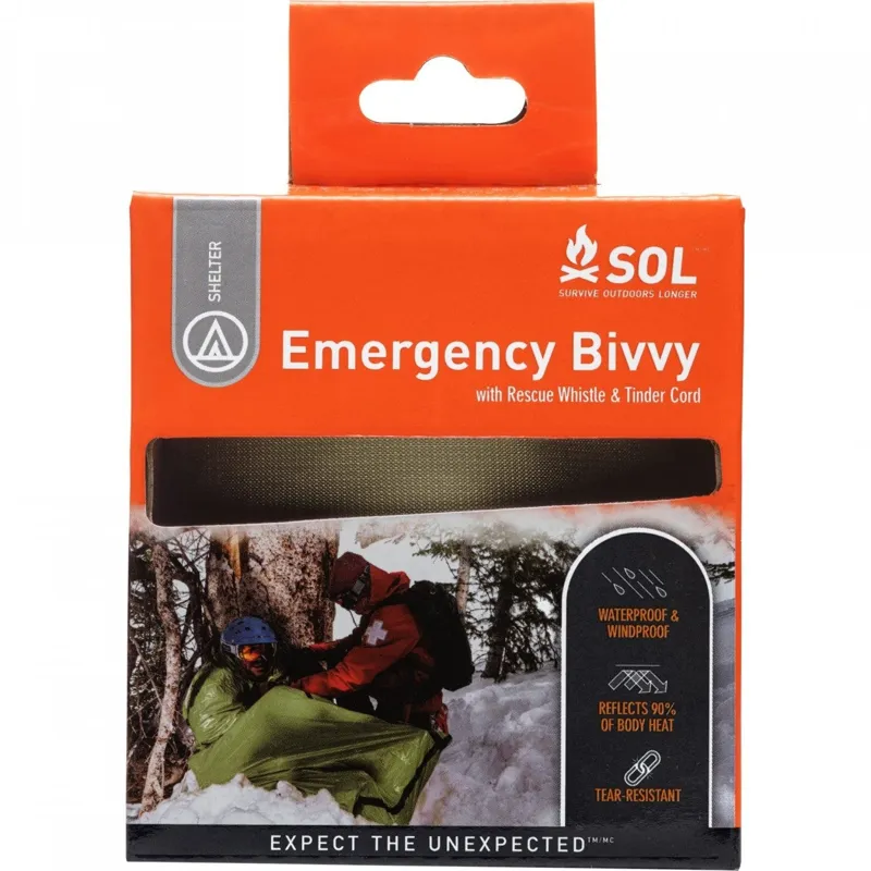 SOL Emergency Bivvy with Whistle · Verde / OD