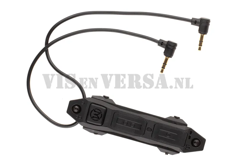 Wadsn Tactical Augmented Dual Function Tape Switch with Lock 3.5mm · Negro