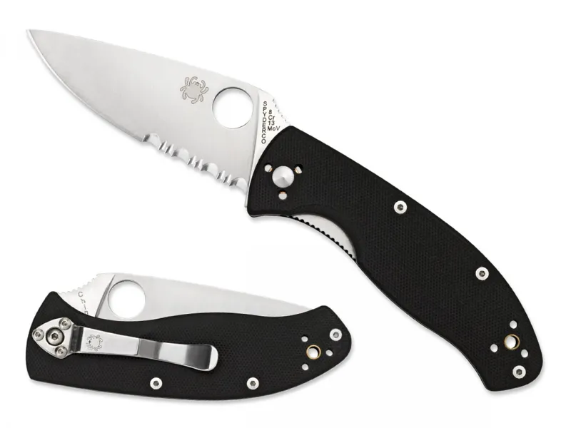 Spyderco Tenacious 8CR13MOV CE · Negro