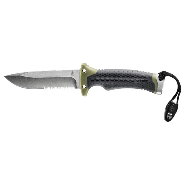 Gerber Survival Fixed Blade · Black green
