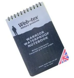 Warrior Waterproof Notebook - Webtex