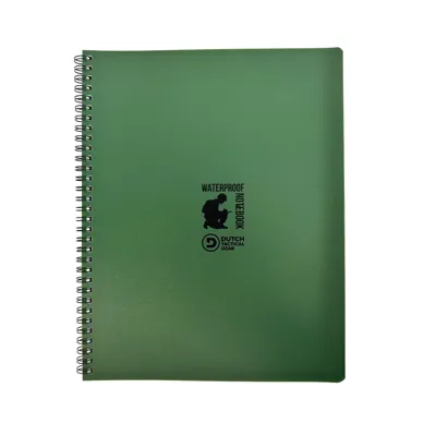 Waterproof Notebook 22 x 28cm Side Spiral - Dutch Tactical Gear