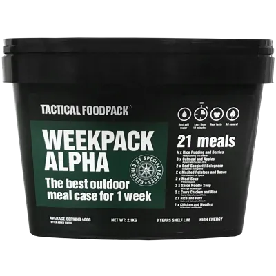 Weekpack Alpha - Tactical Foodpack
