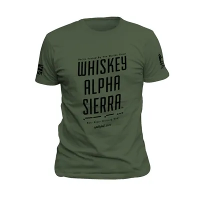 Whisky Alpha Sierra T-Shirt - Drab - Warrior