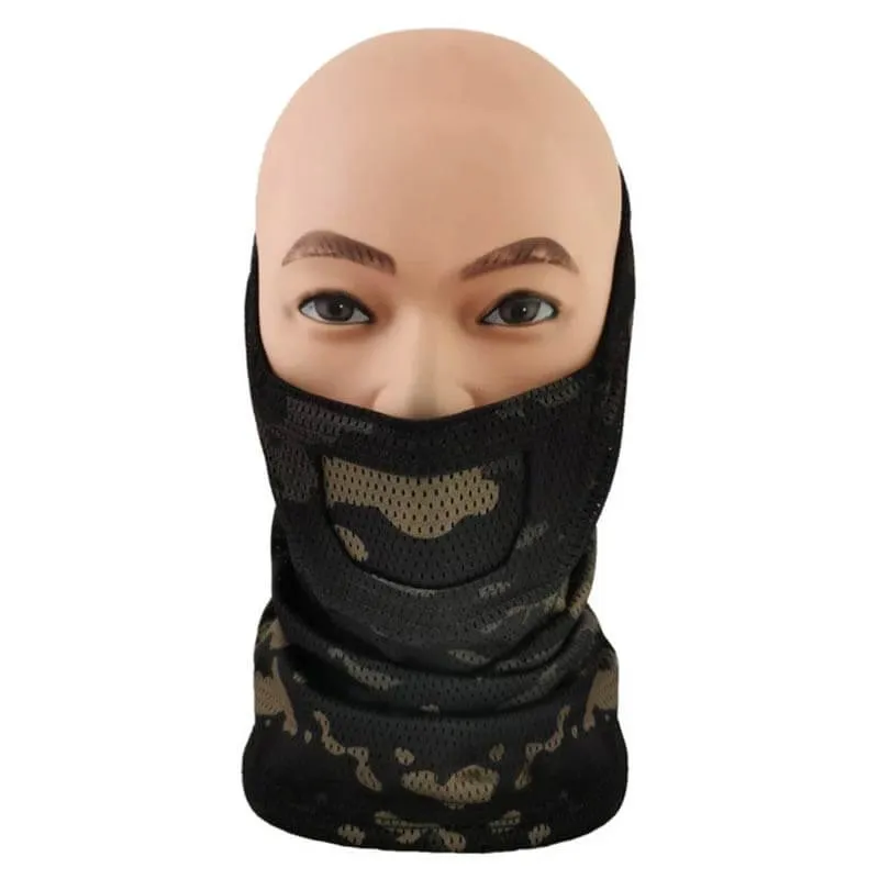 Cygnus Armory Protección Balaclava Face Warrior Gen.2 Estilo · Multicam Black