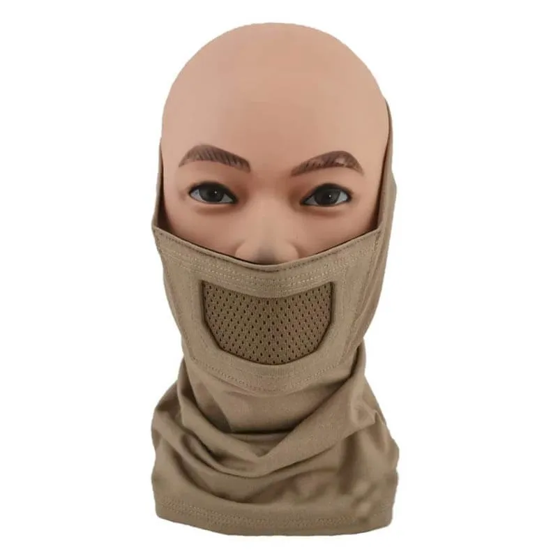 Cygnus Armory Protección Balaclava Face Warrior Plus · Tan / FDE