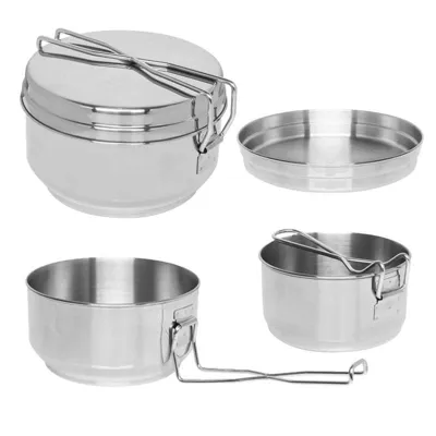 Utensilios Cocina Mess Tin Acero Inoxidable - HELIKON-TEX