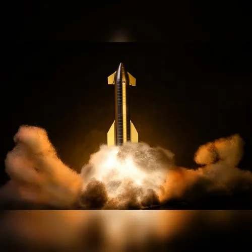 SpaceX SN-20 Starship with Launch Light Kit
