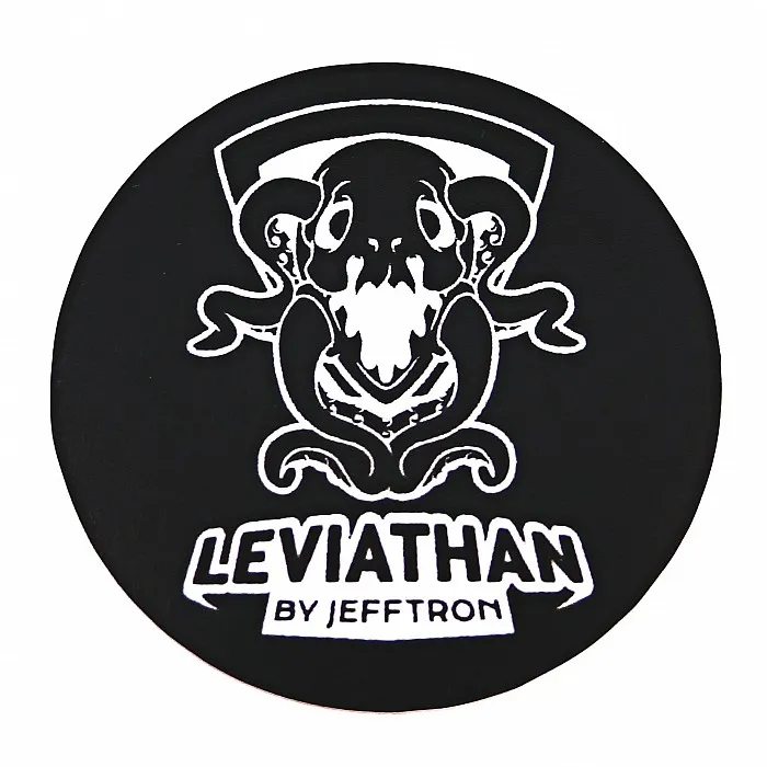 JeffTron Leviathan Sticker · Negro