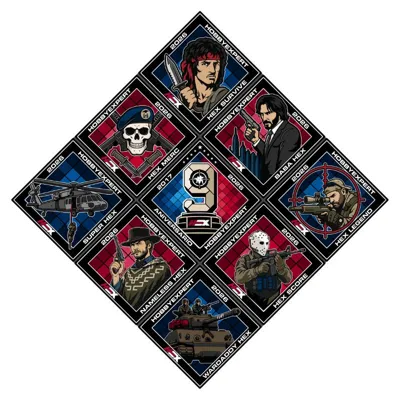 Set de Parches Goma Relieve Hobby Expert 2026 Coleccion 9º Aniversario 9U - HEX CUSTOM