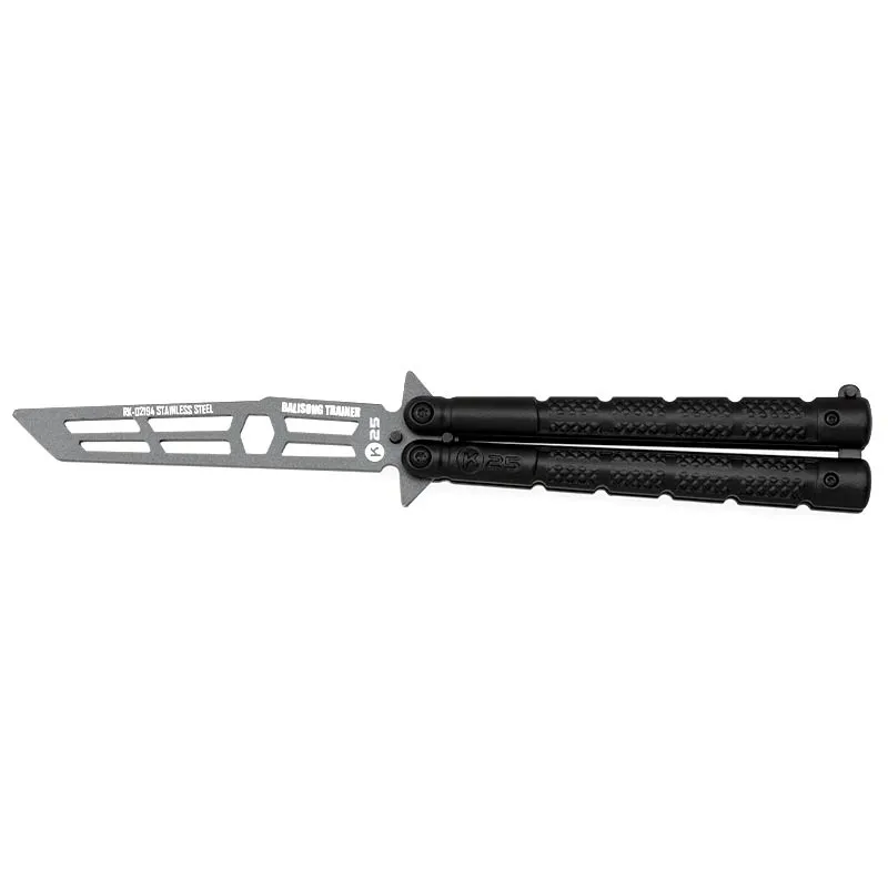 K25 Navaja Mariposa Entrenamiento 02194 Coated 10.5cm · Negro